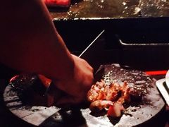 -原住民美食石板烤肉山猪肉