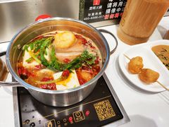 麻辣锅底-百品聚旋转火锅(号外店)