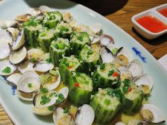 蒜蓉沙白蒸丝瓜-广东道至正餐厅(区庄店)