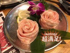 猪颈肉-青瓦炭韩潮烤肉(花园道店)