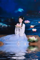 -后宫·古装汉服京剧儿童亲子全家福摄影