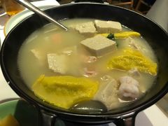 上汤炖蛋饺柴锅豆腐-到家尝北京菜(西坝河店)