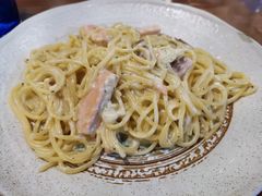 炒三文鱼通心粉-彼德西餐厅(凯德广场新南店)