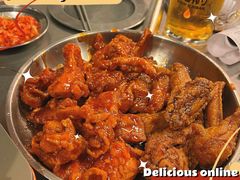 辣子鸡拼酱油鸡-MI WU FACTORY米屋美食工厂餐厅(绿地店)
