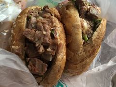 烧饼夹酱牛肉-常兴顺小吃(草房店)