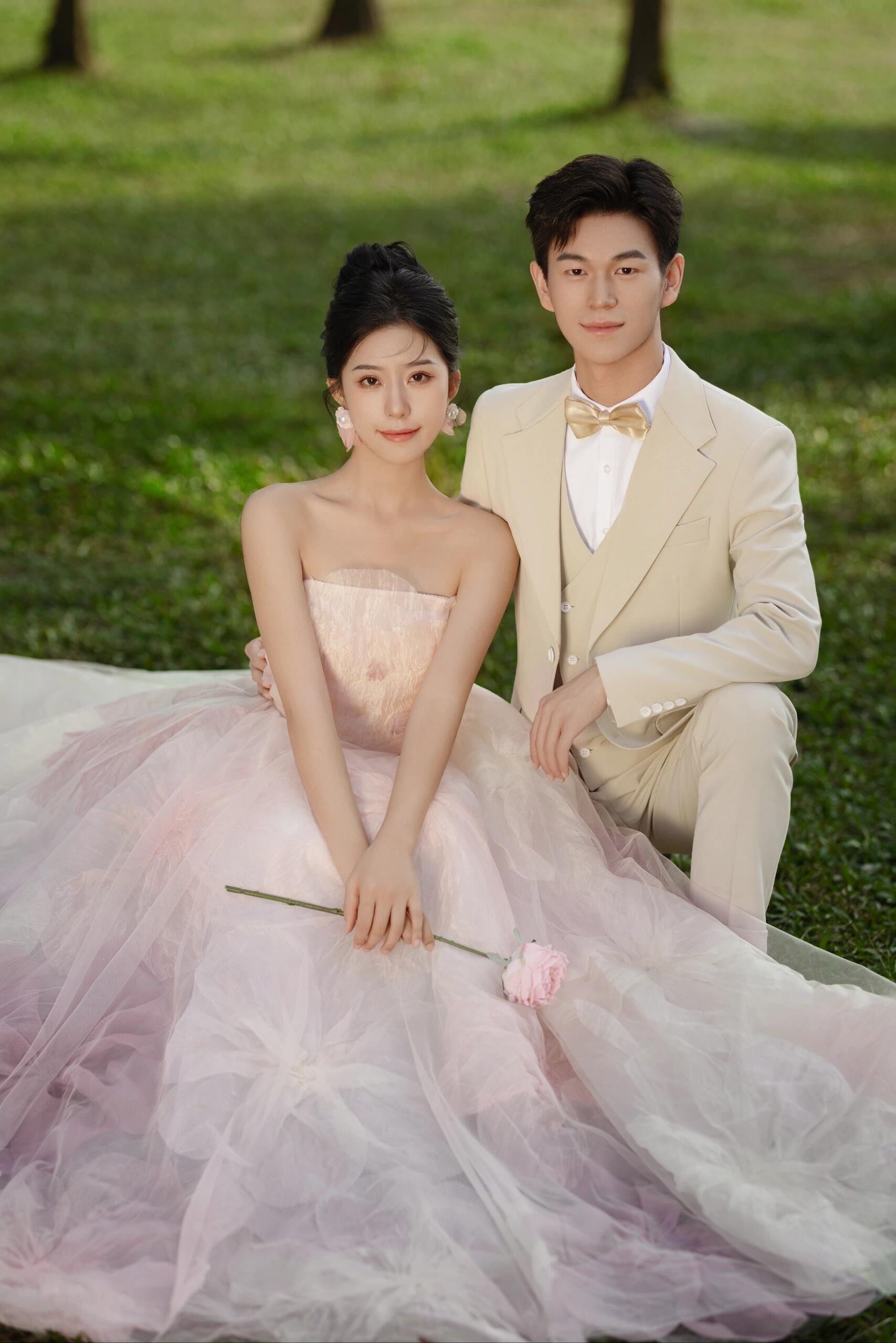 森系小清新花仙子婚纱照🍃真的太心动了