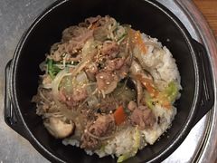 牛肉石锅拌-包装马车·韩国料理·포장마차