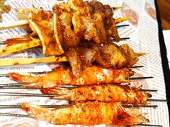 碳烤小青虾-鼎原力量东北吊炉烧烤(临河街店)