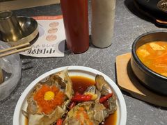 -草家酱蟹炭火烤肉店(珲春南路一店)