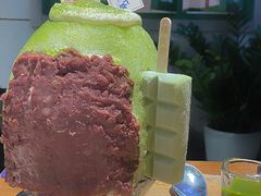 红豆抹茶雪山冰-楠火锅(龙阳广场店)