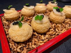 芒果三文鱼球-荣公子创意菜