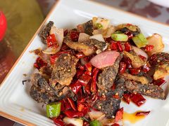 爆炒鲟鱼皮-源泉冷水鱼庄(小鱼洞店)