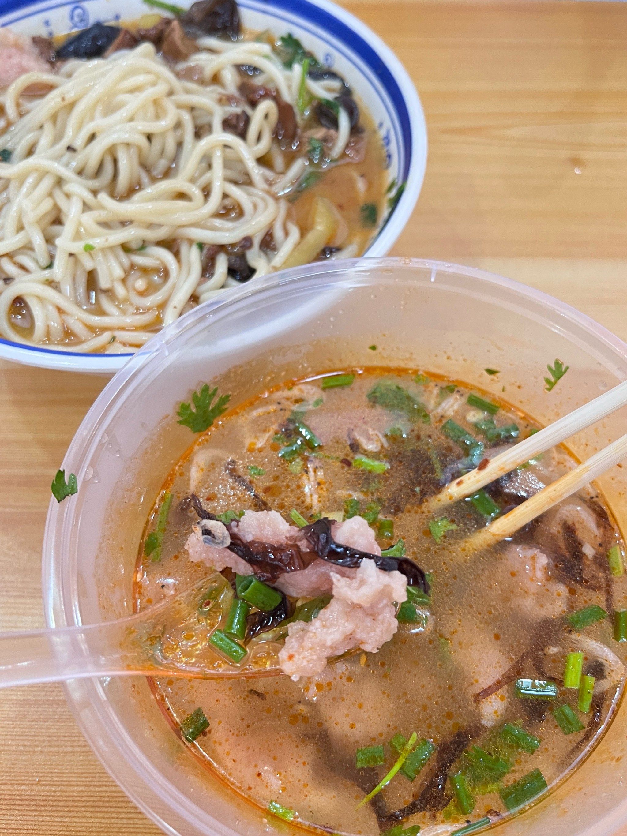 百丈漈的瘦肉丸