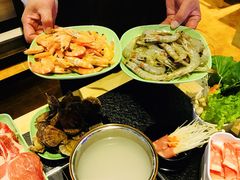 青黄鲜虾-春风十里海鲜火锅烤肉自助餐厅(华强店)