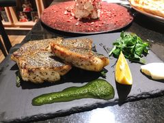 香煎海鲈鱼柳配芦笋佐塔塔酱-TIAGO HOME KITCHEN(朝阳大悦城店)