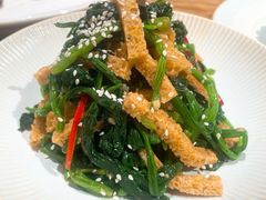 菠菜拌面筋-贯贯吉·清真餐厅(浙江中路店)