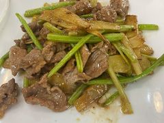 子姜炒牛肉-裕芳餐厅·客家菜(豪业店)