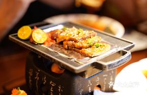Grilled Crispy Tender Beef Tongue with Pepper Salt