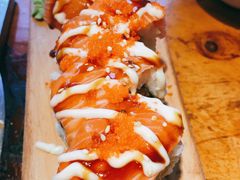 火焰三文鱼卷-7年8班朝鲜族非遗美食(三钢里店)