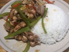 招牌牛蛙盖饭-汤去三面(骆驼店)