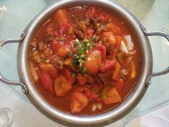 西红柿炖牛腩-金杏·粘卷子 烤鸭 农家菜