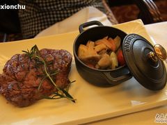 配蔬菜的那份-北京建国饭店杰斯汀法餐厅