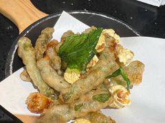 炸四季聪明豆-探鱼·鲜青椒爽麻烤鱼(沈阳万象城店)