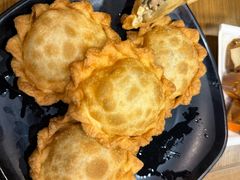 韭菜盒子-三鞭一花·独一处·元英砂锅(海光寺店)