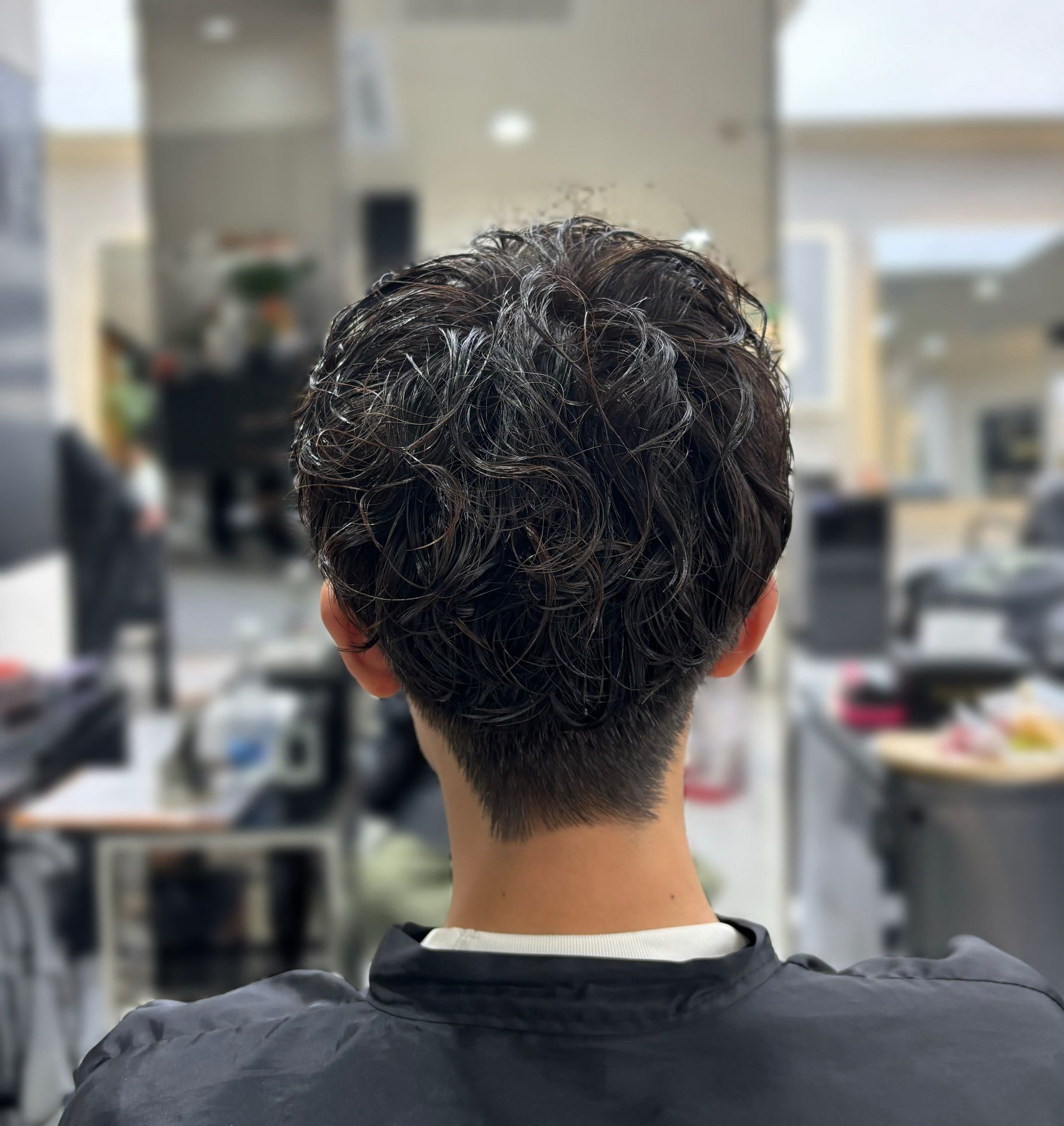 男生自然卷发型 #男士发型 #今日发型 #烫发 #男生发型设计 #原创精