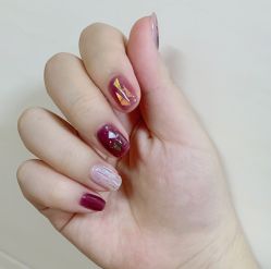 -手牵手美甲