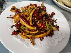 香辣鱿鱼条-华春餐馆(鱼山路店)