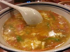 酸辣汤，跟平时吃的很不一样-翠花老菜饺子馆(七宝店)