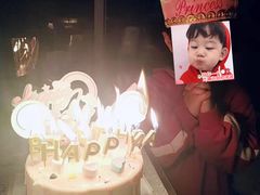 粉色可妮兔与布朗熊生日蛋糕-艾加柒克蛋糕茶歇甜品台(春熙路店)