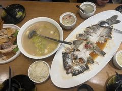 -海派美食·家宴海鲜青岛菜·石锅鲽鱼头(东方城店)