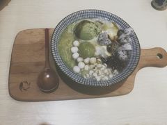 抹茶白玉赤豆碗-半饱日式甜品(ifs国际金融店)