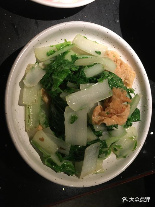 老头儿油爆虾(爱琴海购物公园店)腐皮杭白菜图片 - 第3933张