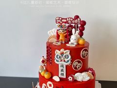 -卡比儿童蛋糕·心意定制·低脂零卡糖动物奶油FancyBALLOON(滨海店)