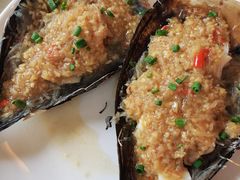 蒜蓉粉丝烤带子-覃记海鲜美食餐厅