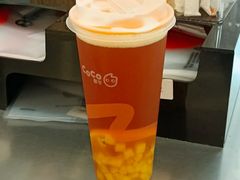 黄桃百香红茶-CoCo都可(漫乐城店)