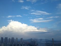 鸟瞰锦州，边上是锦州国际会议中心-锦州喜来登酒店