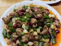 干煸肥肠-豆腐脑花