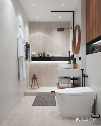 简约日系，永远不会脏乱差的浴室