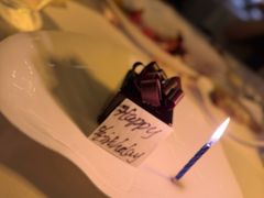 餐厅准备的生日蛋糕-Jean Georges