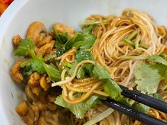蘑菇肉丝-常熟炒浇面·沁园春面馆