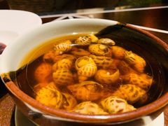 古越陈酿煮花螺-杭州西子湖四季酒店·金沙厅
