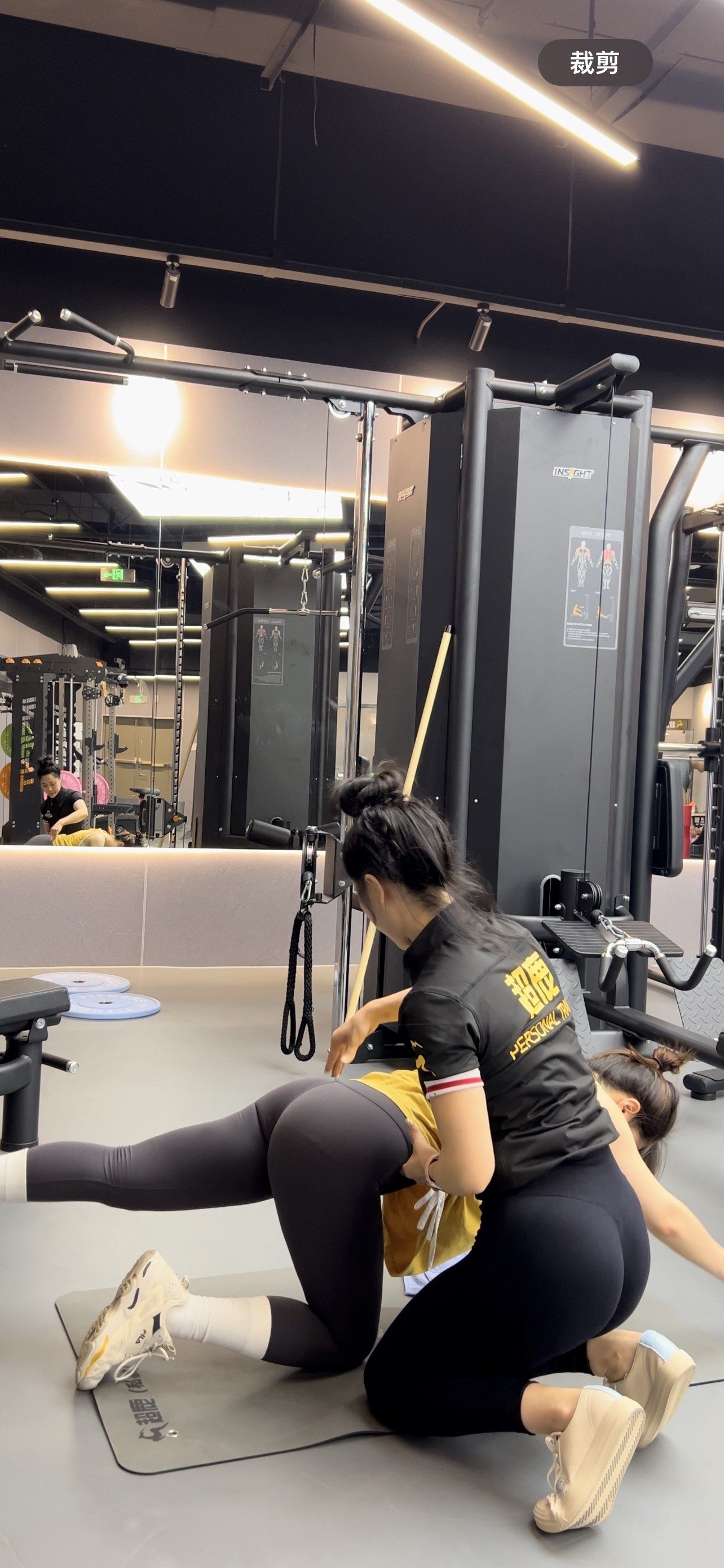 是教练团队都是颜值身材抗打呀「超鹿运动(恒力博纳店)」#健身指导