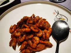 油爆小河虾-屋里厢上海菜馆