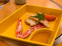 水煮螃蟹配醋-蟹道乐(道顿堀本店)