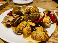 辣炒蚬子-潮庭·大连海鲜·炭火烧烤·扇贝王(大连店)
