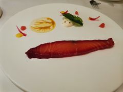 烟熏三文鱼佐酸奶油-福楼法餐厅FLO